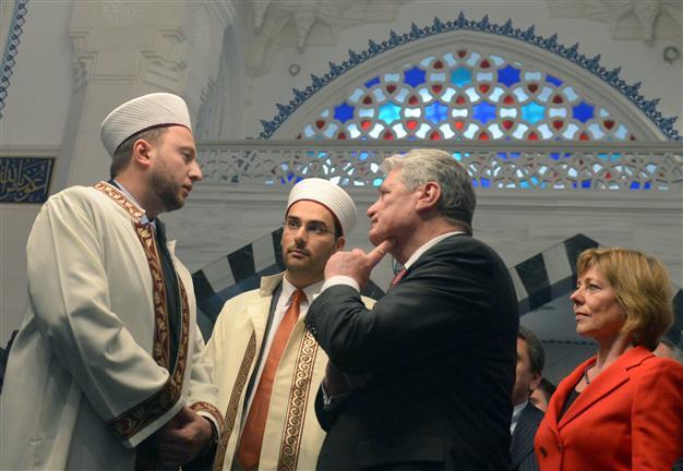 presiden jerman kunjungi masjid
