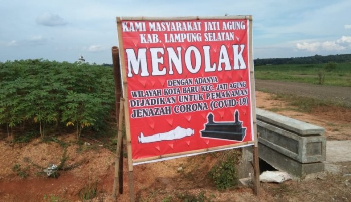 penolakan pemakaman jenazah corona