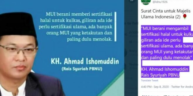 Capture Twit LDNU Tentang Penceramah Bersertifikat