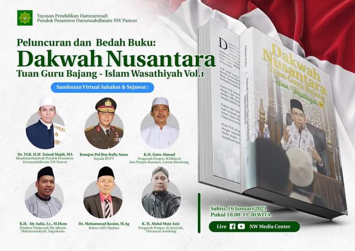 Besok, Buku Dakwah Nusantara TGB Diluncurkan | Islam Kaffah