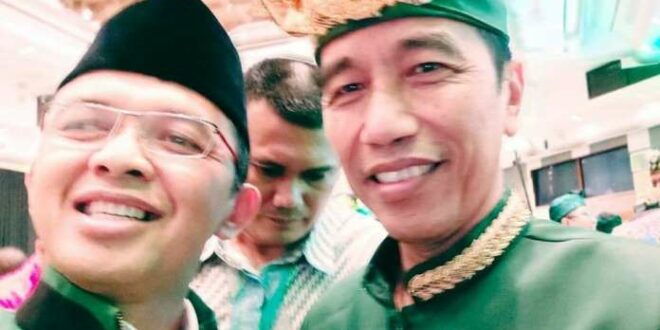 KH Maman Imanulhaq dan Presiden Jokowi
