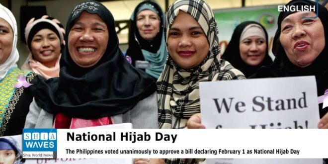 DPR Filipina setuju1 Februari sebagai Hari Hijab Nasional
