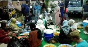 Dapur umum untuk korban banjir yang dibuat Habib Luthfi bin Yahya NU Online