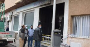 Masjid dirusak dan dibakar di kota San Javier Murcia Spanyol