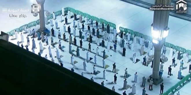 suasana pelaksanan sholat shubuh di masjid nabawi madinah arab 200531154438 312 1
