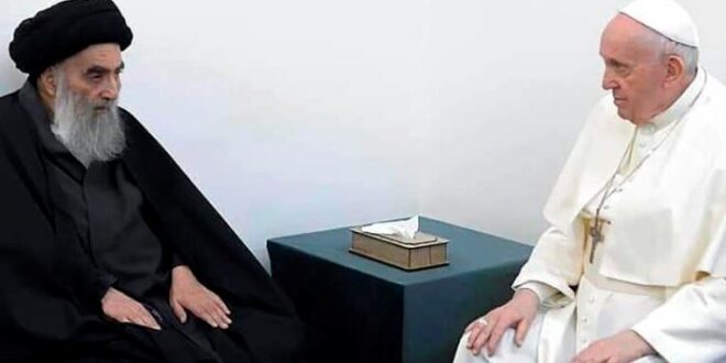 Paus Fransiskus bertemu ulama syiah Iran Ayatollah Ali Al Sistani