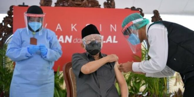 Wapres vaksinasi kedua Covid 19