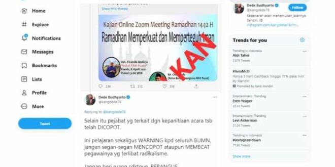 Cuitan komisaris independen tentang kajian Ramadan PT Pelni