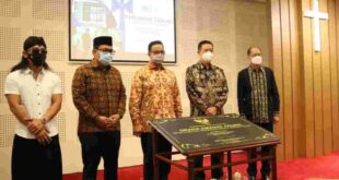 Gus Miftah saat menghadiri peresmian GBI Amanat Agung