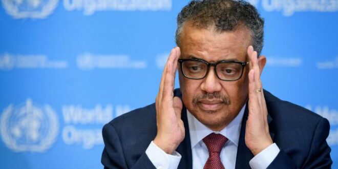 Sekjen WHO Dr Tedros Adhanom Ghebreyesus
