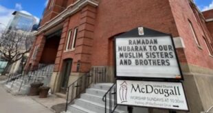 Geraja McDougall yang juga menjadi tempat salat Tarawih umat Muslim di Edmonton
