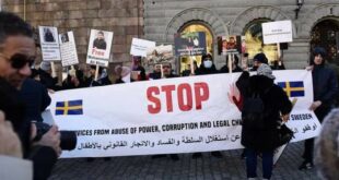 Protes penculikan anak anak Muslim di Swedia