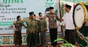 Gubernur Jawa Tengah Ganjar Pranowo di Launching Madin di Pekalongan