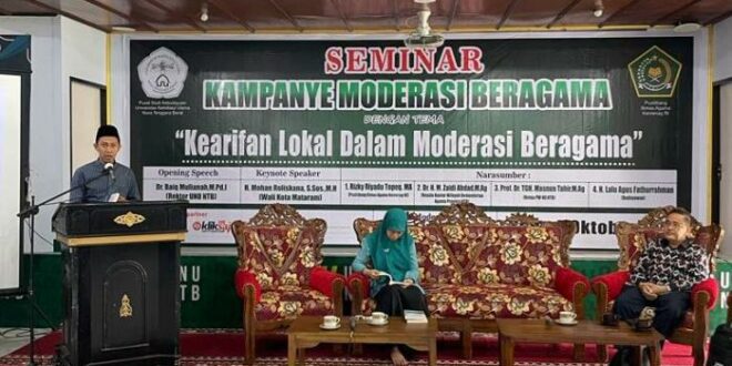 Kampanye Moderasi Beragama Kemenag di UNU NTB