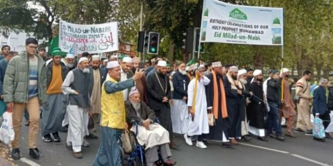 Muslim Leicester pawai Maulid Nabi Muhammad