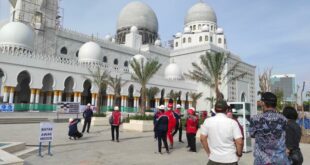 pemkot solo meninjau progres pembangunan masjid raya sheikh
