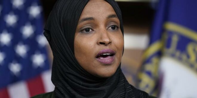 ilhan omar d minn berbicara kepada wartawan setelah komentar anti islam