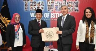 Imam Besar Masjid Istiqlal Nasaruddin Umar dan Dubes AS untuk Indonesia Sung Y Kim