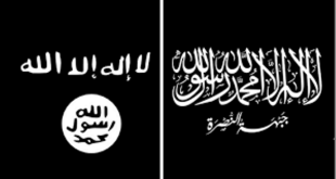 Simbol ISIS dan Al Qaea