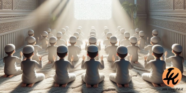 berdoa menghadap ke atas