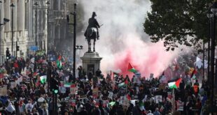 demo besar dukung palestina digelar di london 1 169