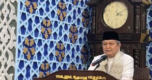 Kepala BNPT Komjen Rycko Amelza Dahniel beri tausiyah di Masjid Agung Medan