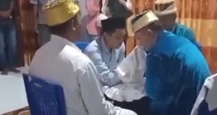 tangkapan layar video viral pengantin pria di ternate dipukul wali nikah usai ijab kabul 169