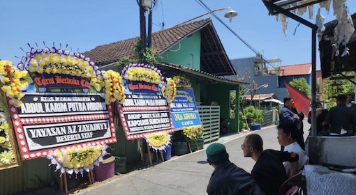 Ucapan duka di kediaman santri yang tewas di Sukoharjo