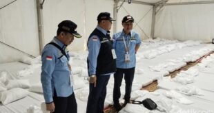 dirjen penyelenggara haji dan unrah kementerian agama kemenag hilman latief mengecek persiapan fasilitas untuk wukuf di arafah 1748256746401 169