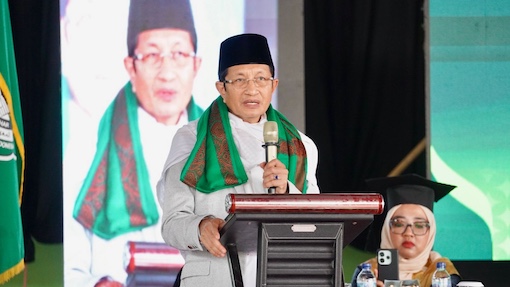 Menag pada peresmian Menera Pluralisme di Ponpes Miftahul Huda Banjar