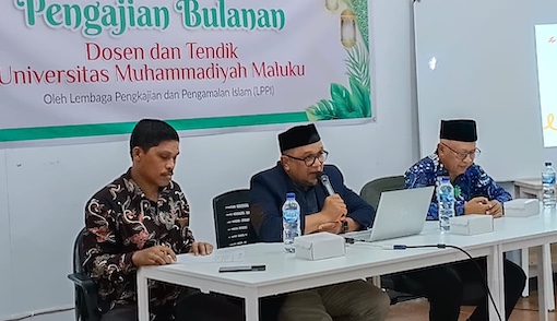 Pengajian bulanan dosen dan tenaga pendidik Universitas Muhammadiyah Maluku
