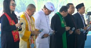 Doa bersama HUT ke 80 TNI
